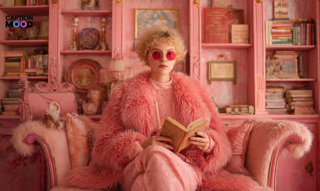 Pink Post Caption