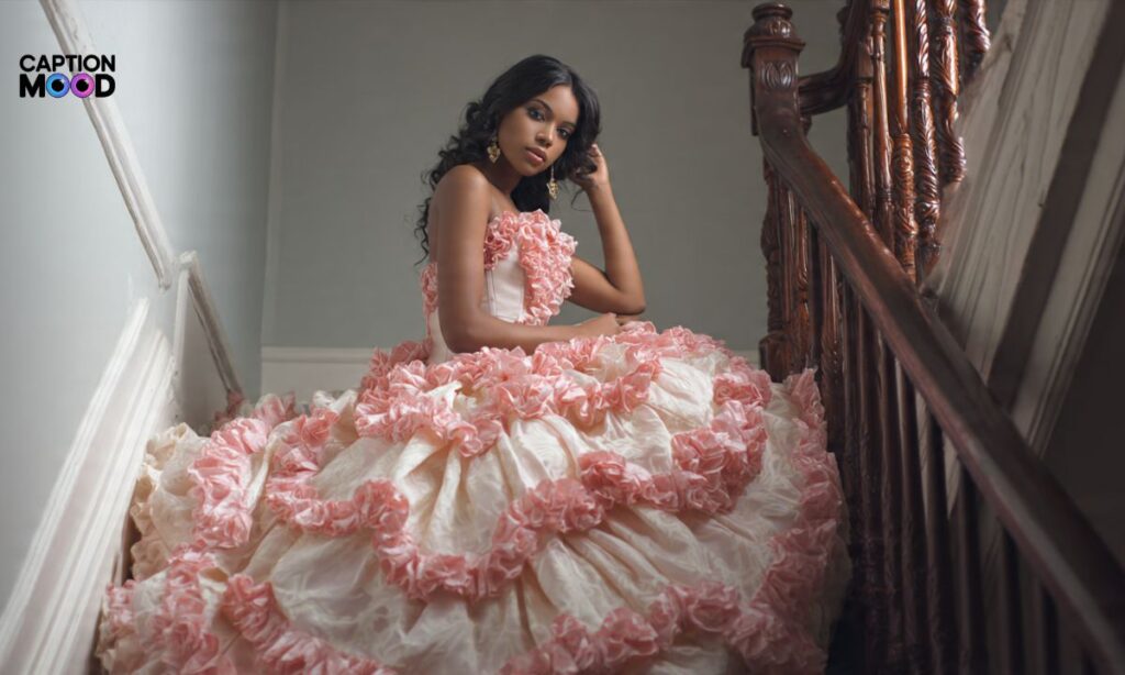Sissy Captions Ball Gown