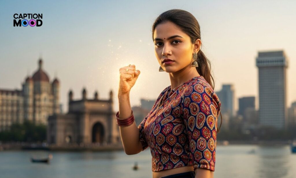 Captions that Highlight the Strength of a Marathi Mulgi