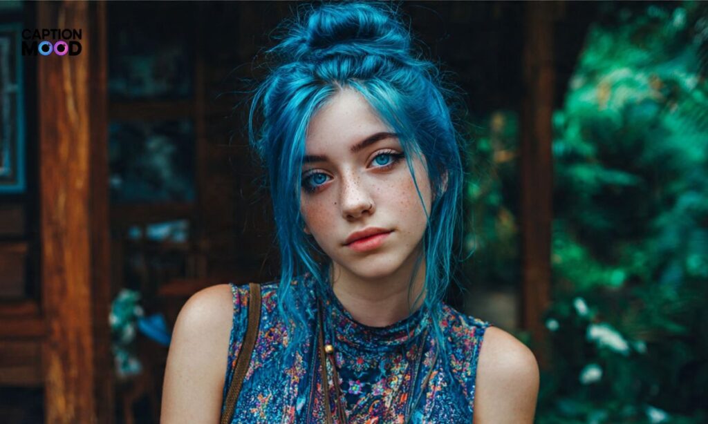 Blue Captions for Instagram for Girls