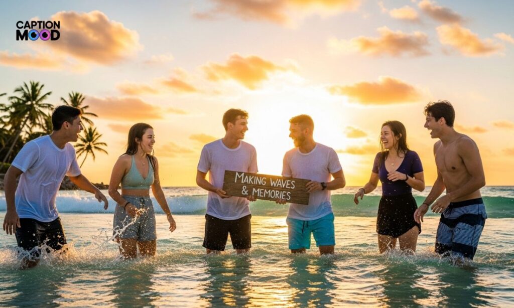 Water Captions for Instagram with Friends