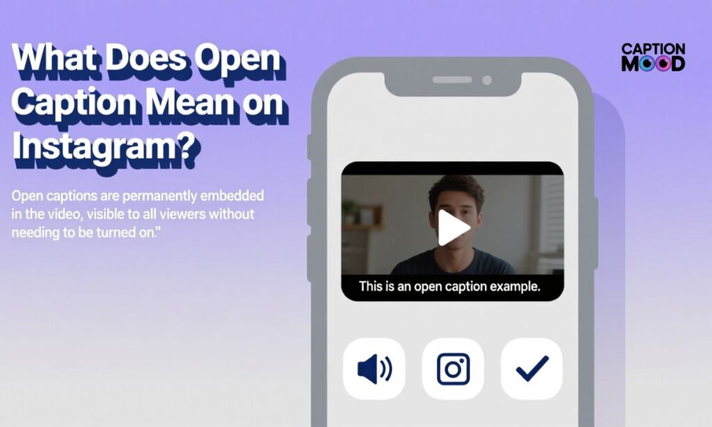 What Does Open Caption Mean on Instagram?