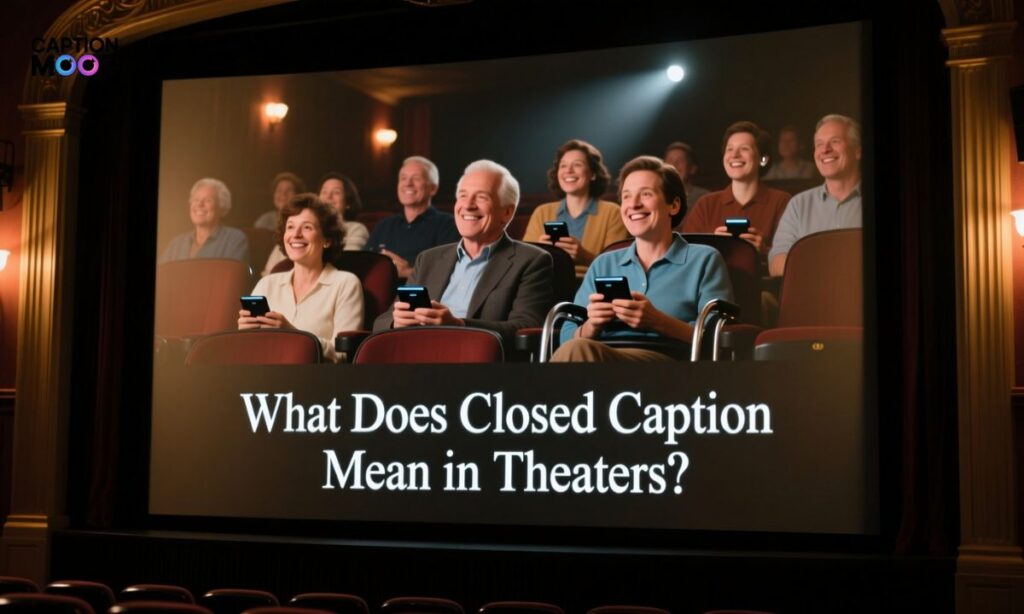 What Does Closed Caption Mean in Theaters