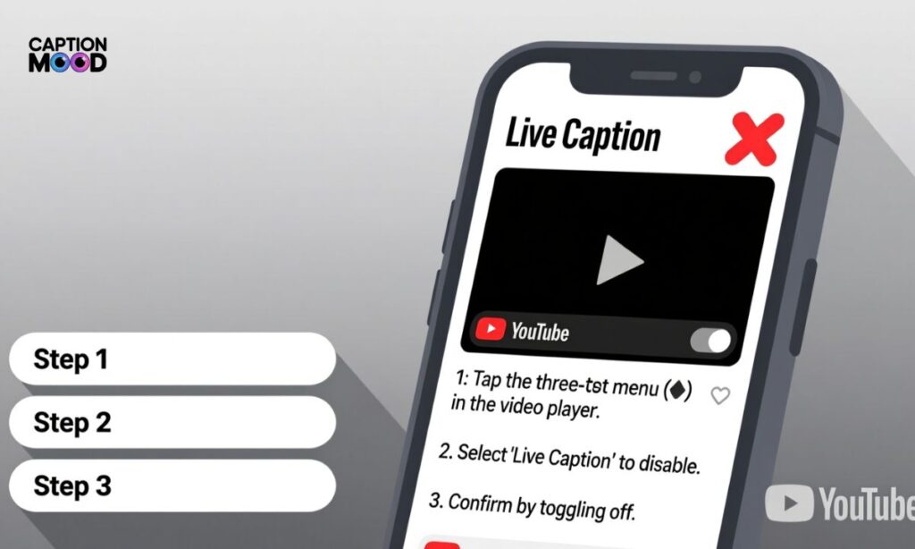 How to Turn Off Live Caption on YouTube