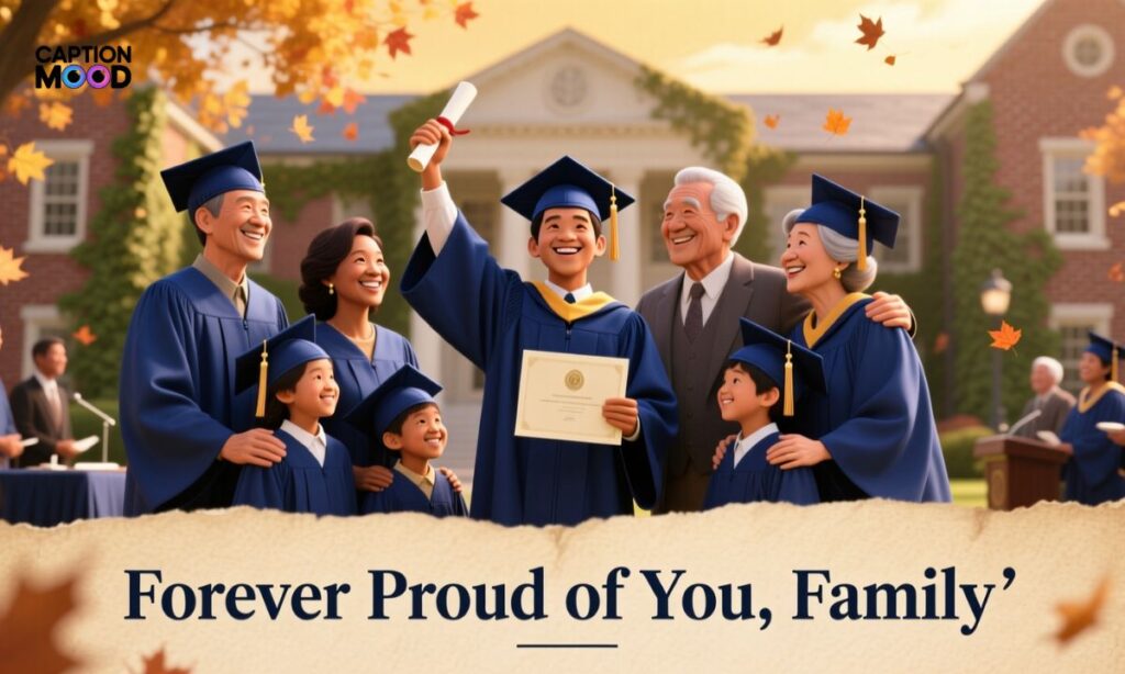 Graduation Captions for Family