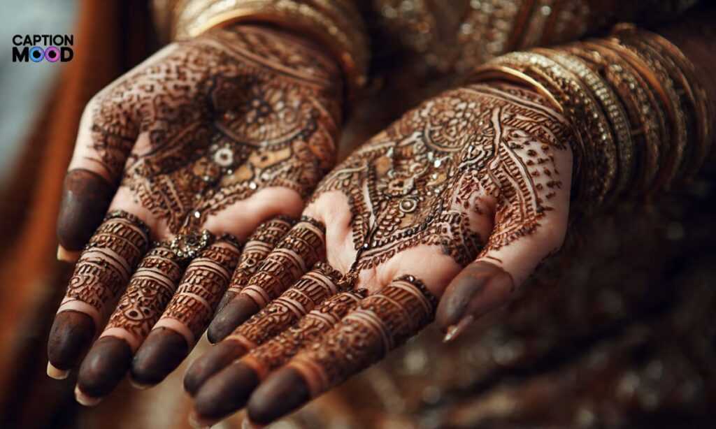 Bridal Mehndi Captions for Instagram