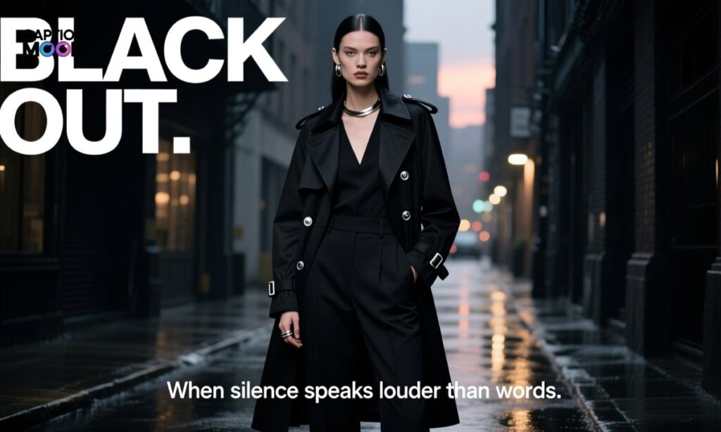 Black Outfit Captions for Instagram