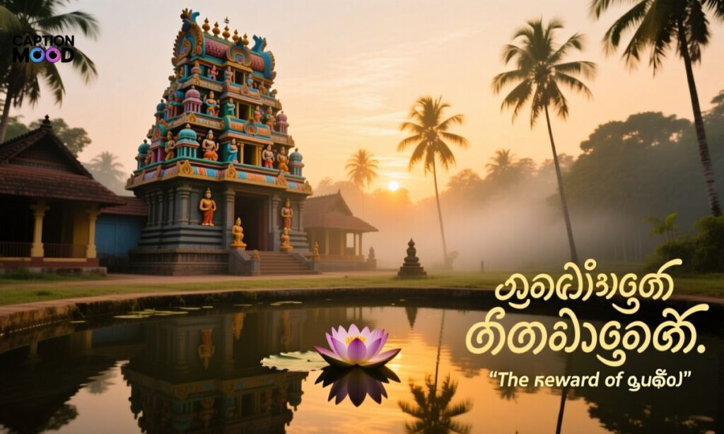 Temple Captions for Instagram Malayalam