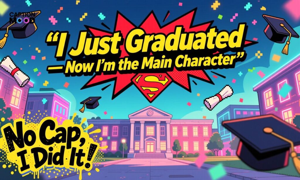 Pop Culture Graduation Captions