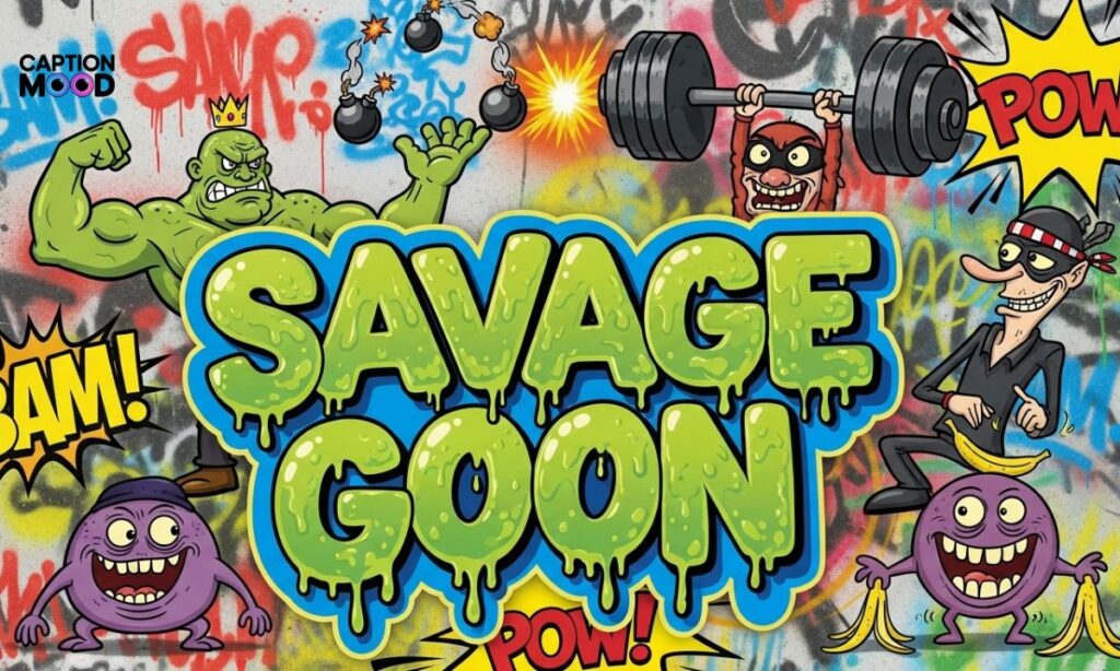 Savage Goon Captions