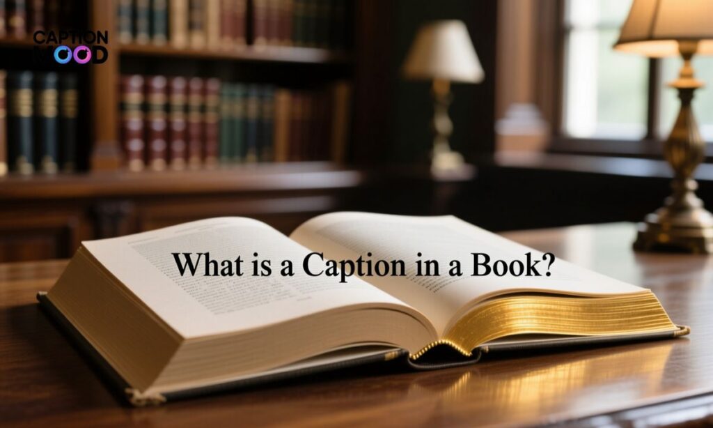 What is a Caption in a Book