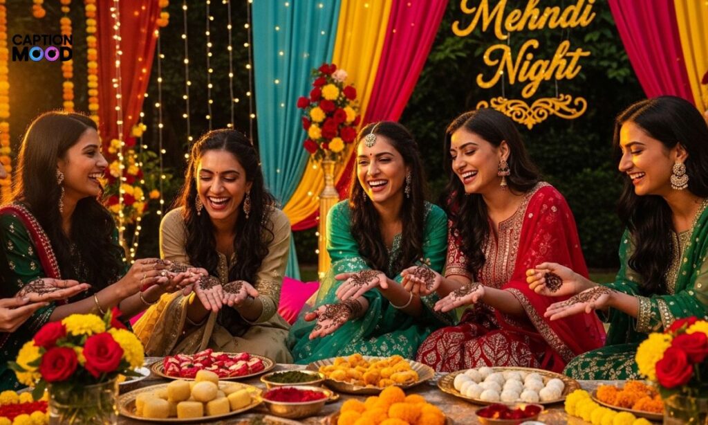 Mehndi Night Captions for Instagram