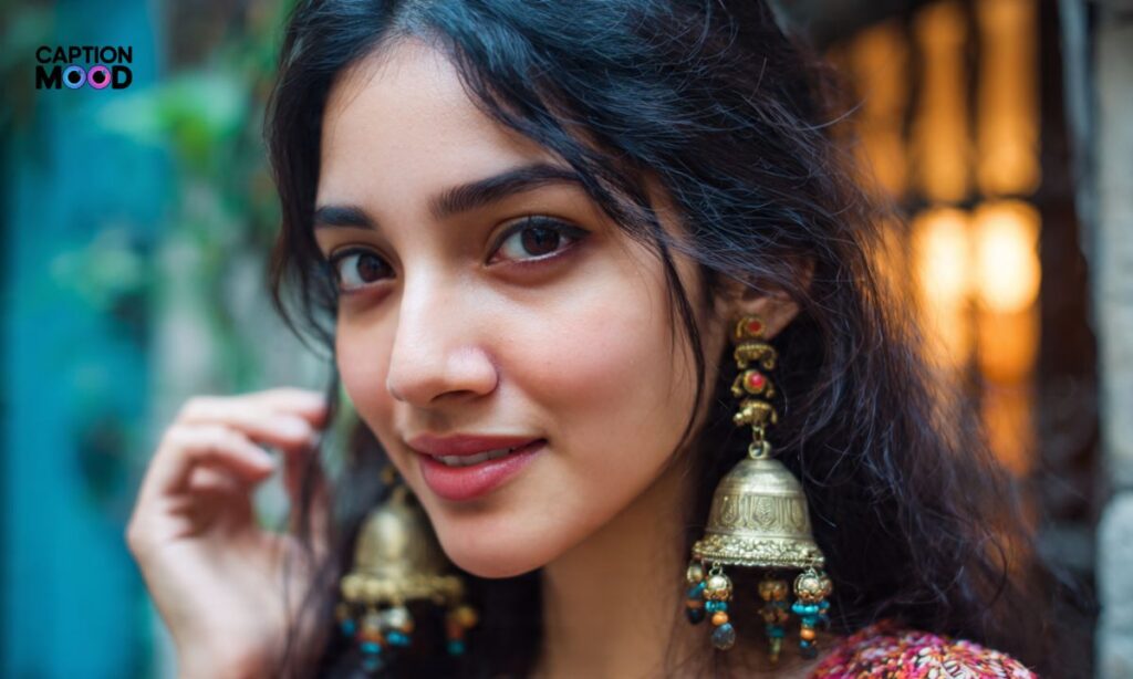 Jhumka Captions for Instagram for Vintage Style