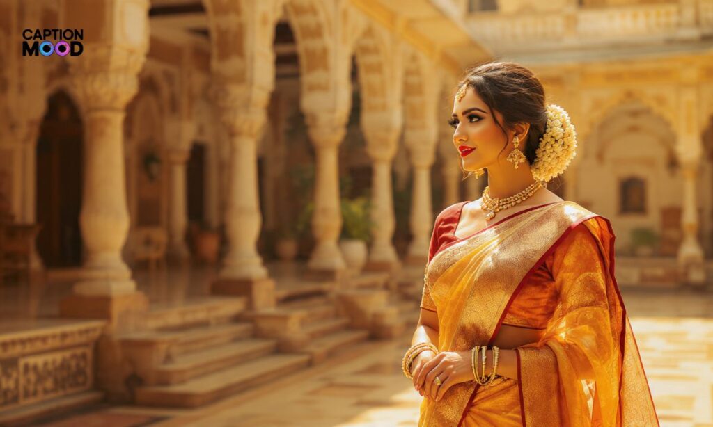 Saree captions for instagram in hindi marathi