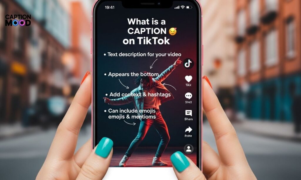 What is a Caption on TikTok