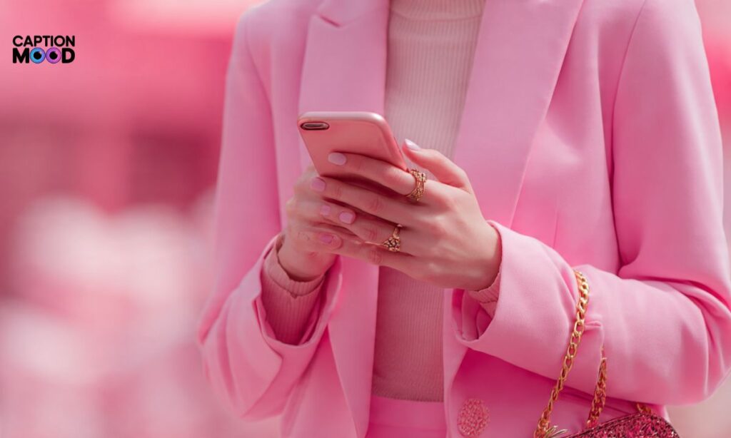 Pink Captions for Instagram