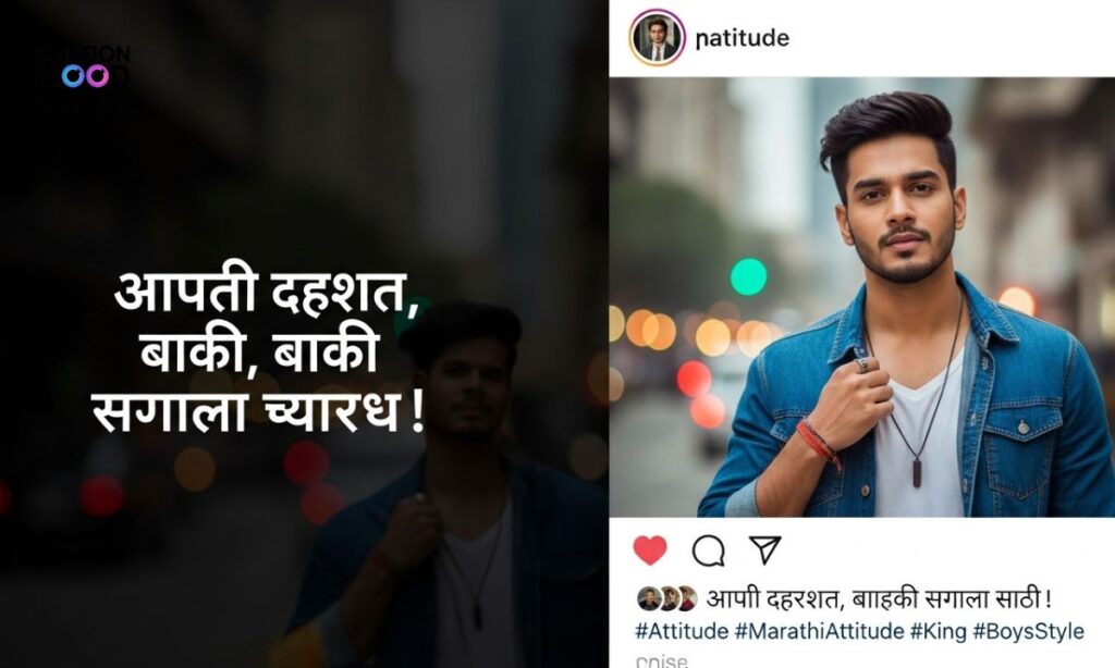 Marathi Caption for Instagram for Boy Attitude