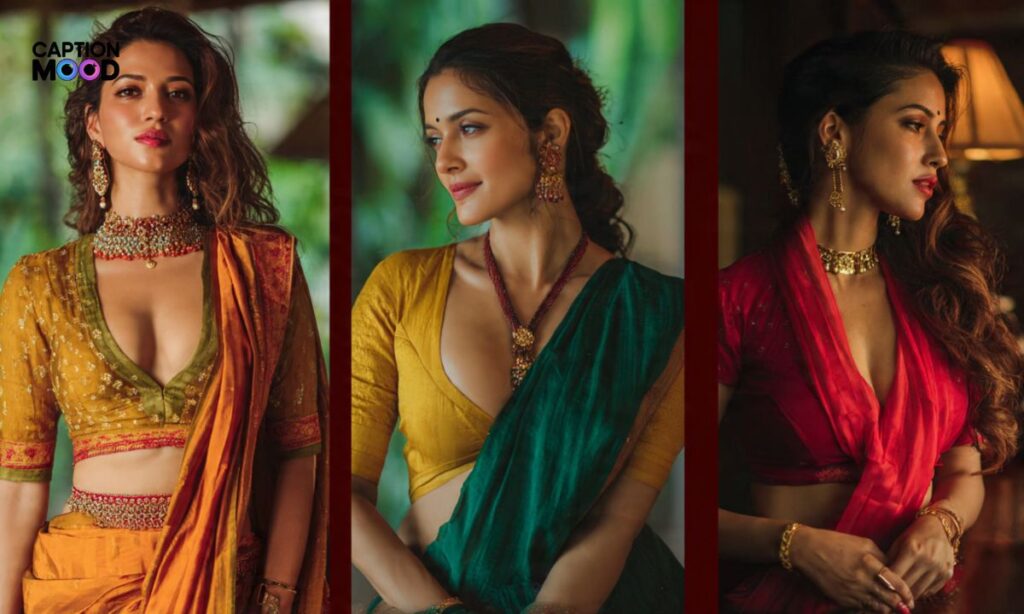 Desi saree captions for instagram in hindi