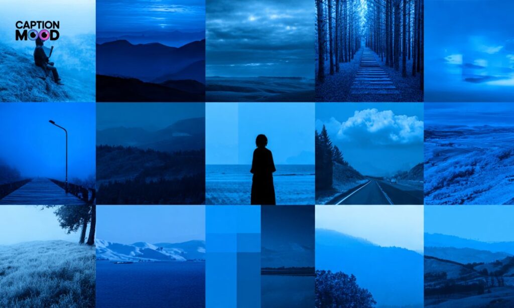 Nature Inspired Blue Captions for Instagram