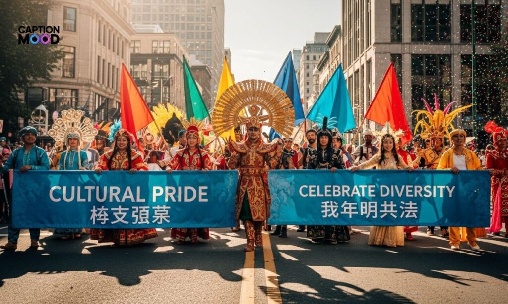 Captions for Cultural Pride & Celebration