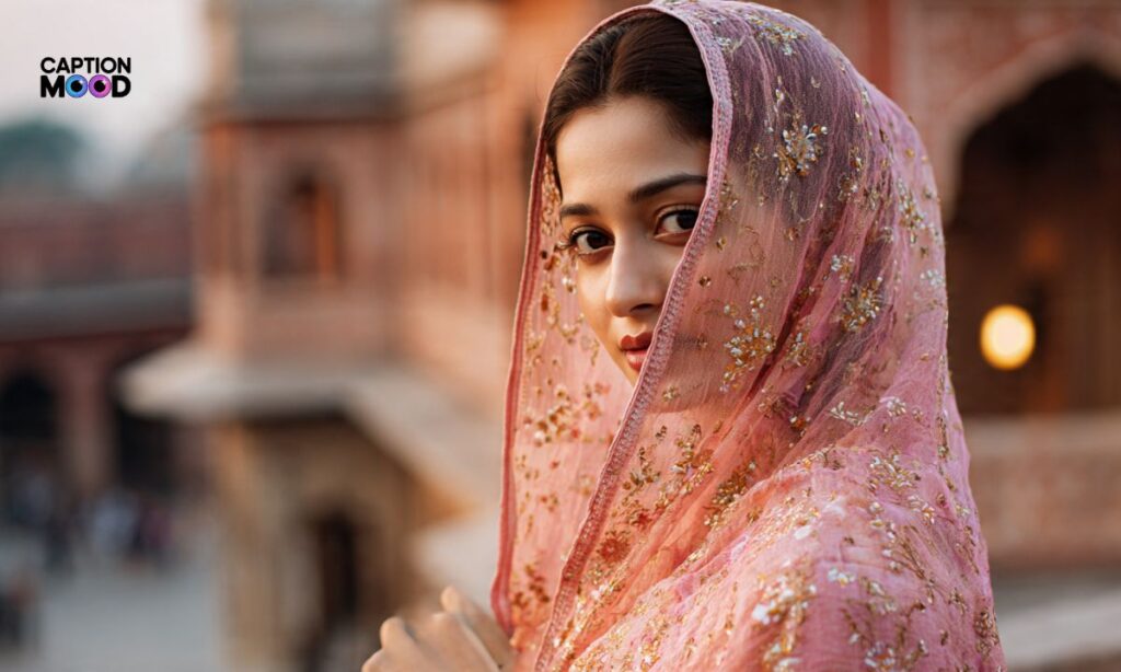 Captions For Dupatta Pose