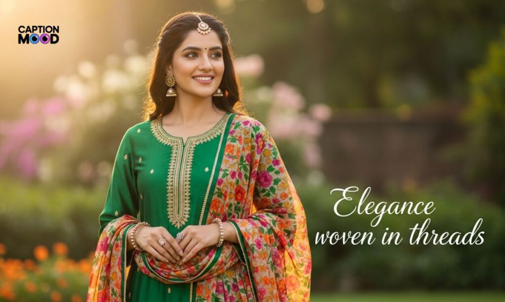 Kurti Dupatta Captions For Instagram