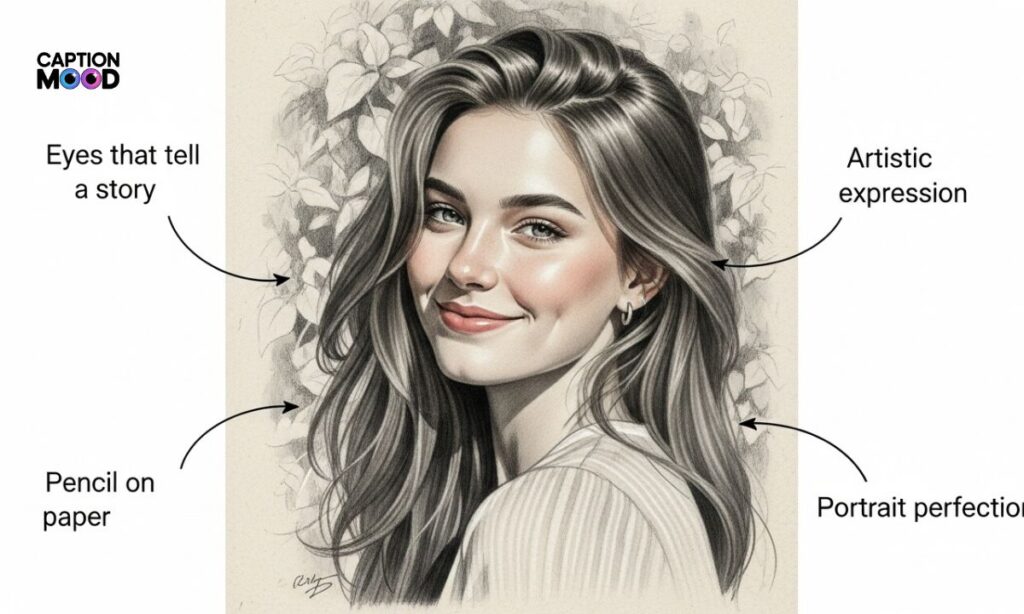 Portrait Drawing Captions For Instagram