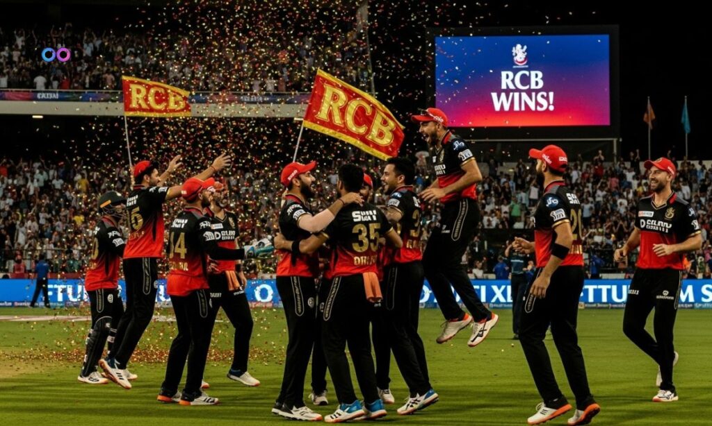 Captions for RCB Win
