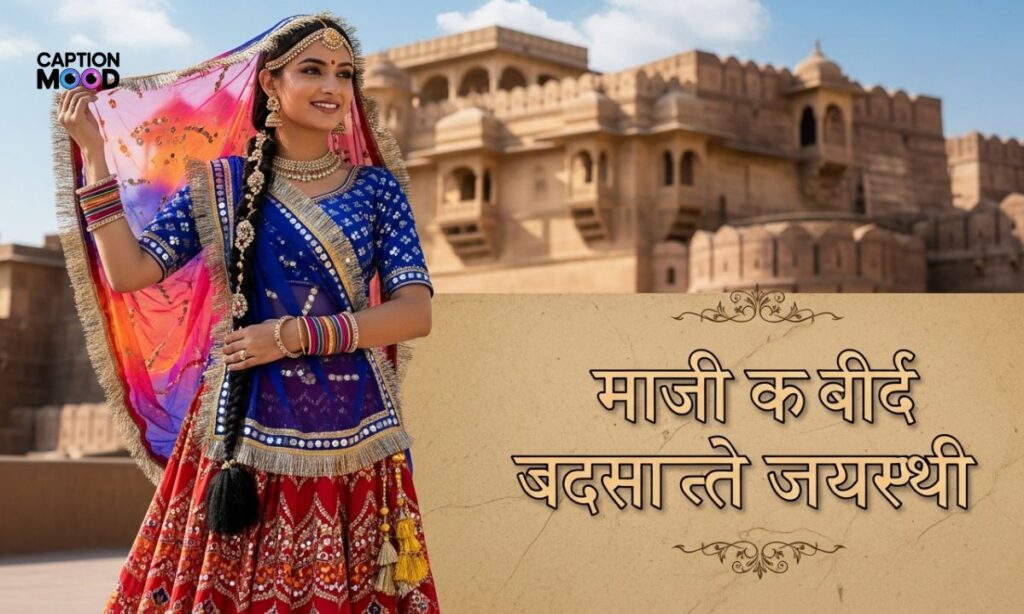 Rajasthani Dress Captions for Instagram in Hindi