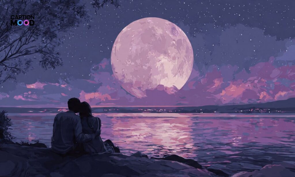 Romantic Moon Captions for Instagram