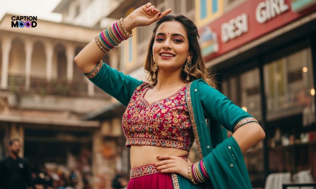 Desi Girl Energy Captions