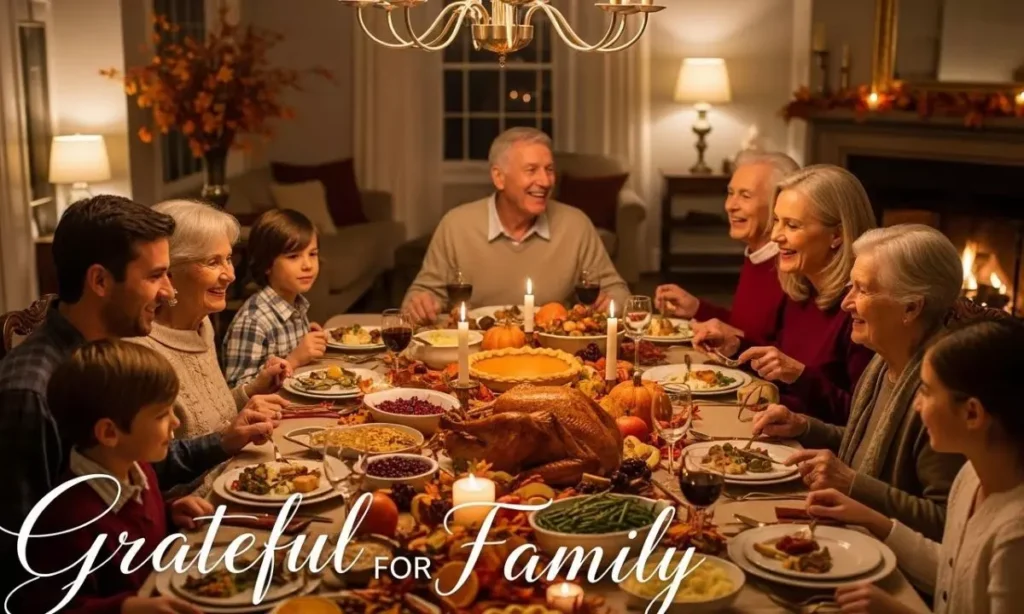 Thanksgiving Family Captions