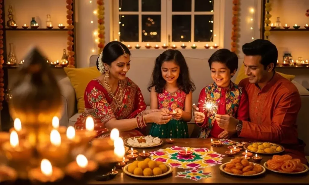 Diwali With Family Captions for Instagram