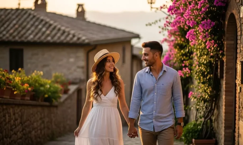 Caption for Couple Photo