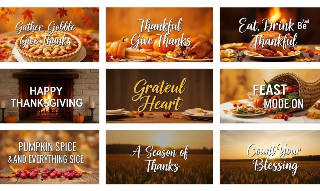Thanksgiving Captions for Instagram