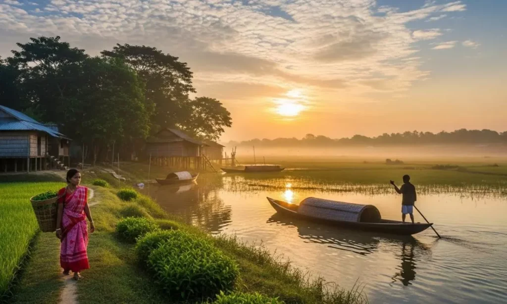 Assamese Morning Caption