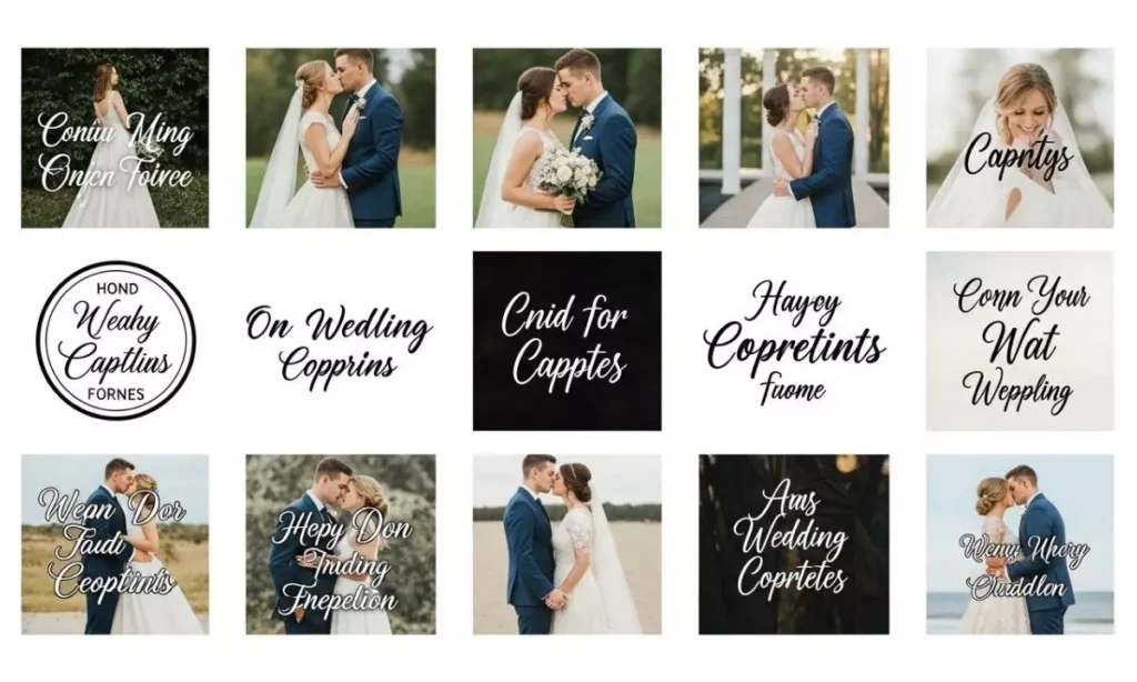 Captions for Wedding Photoshoot