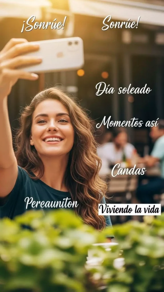 Captions in Spanish for Selfies