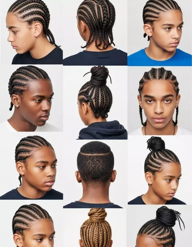 Braided Hairstyles for Boys & Men