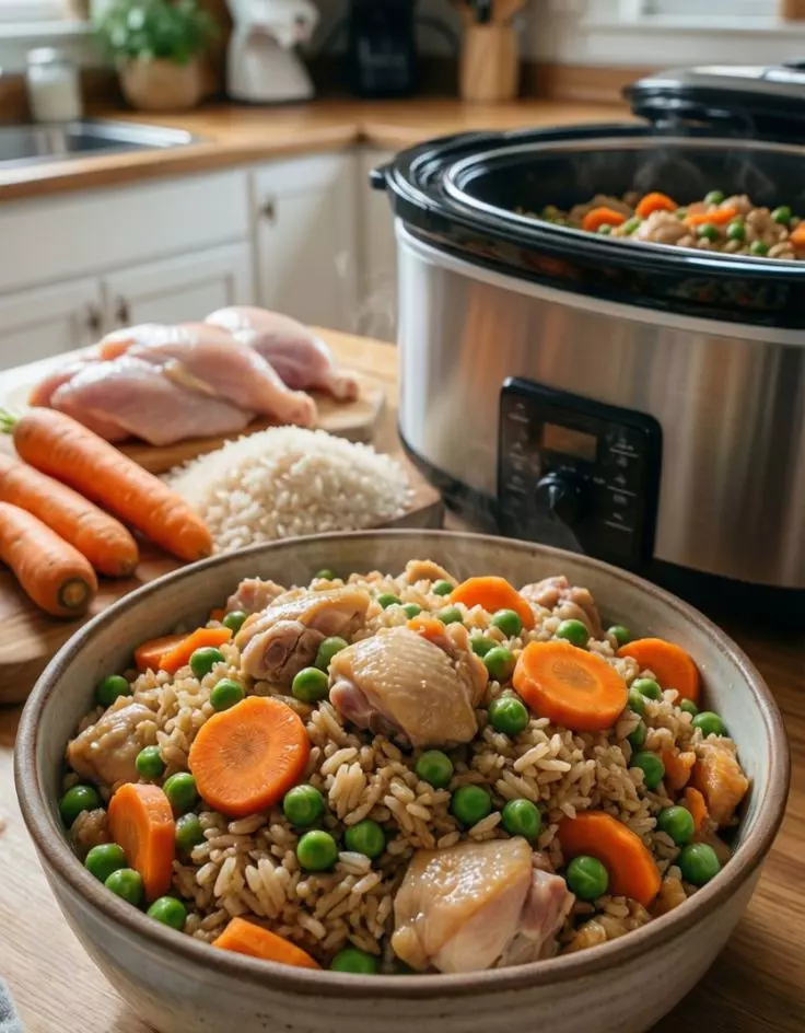 Easy & Slow Cooker Homemade Dog Food