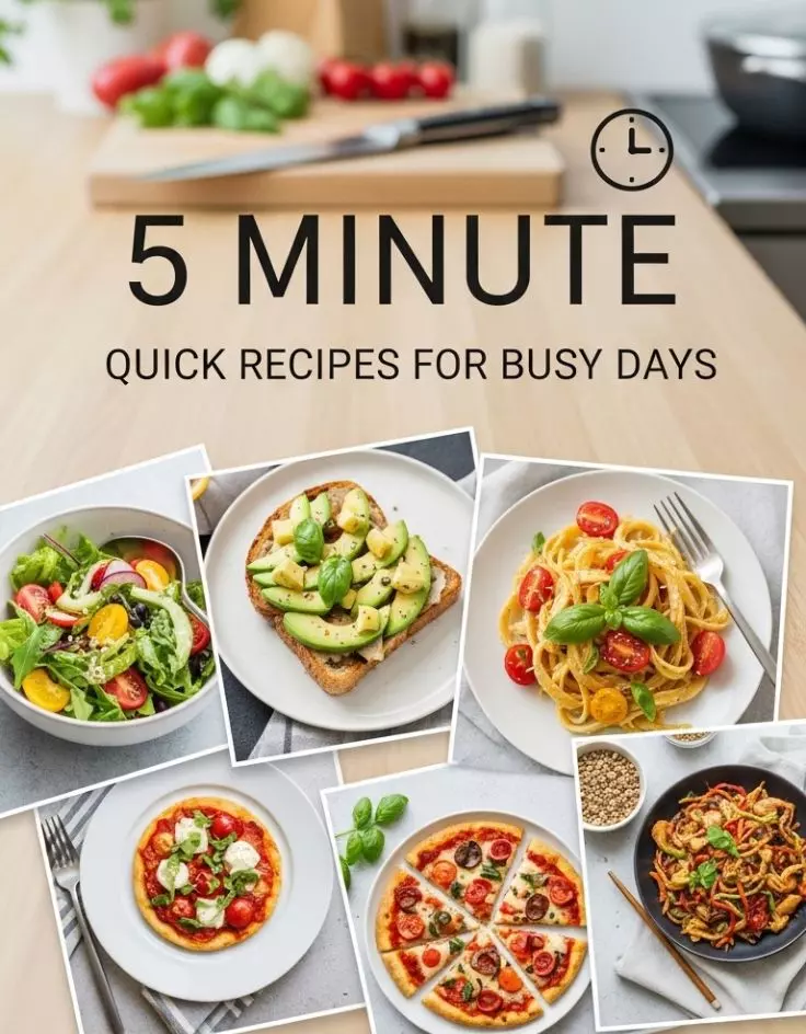 5 Minute Quick Recipes for Busy Days