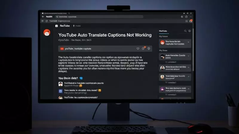 YouTube Auto Translate Captions Not Working Reddit