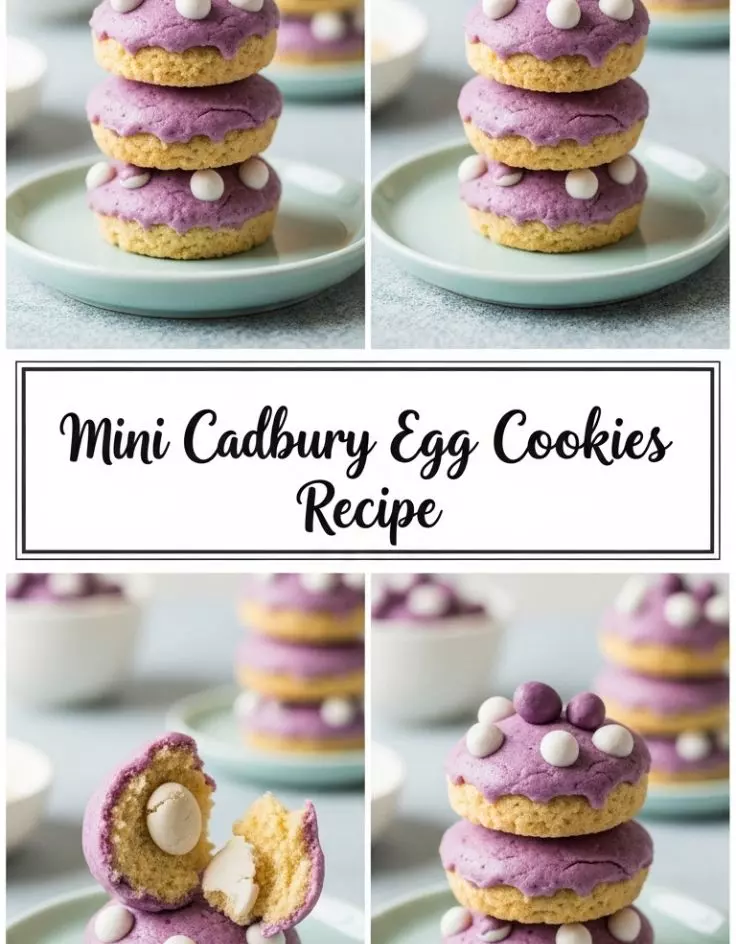 Mini Cadbury Egg Cookies Recipe