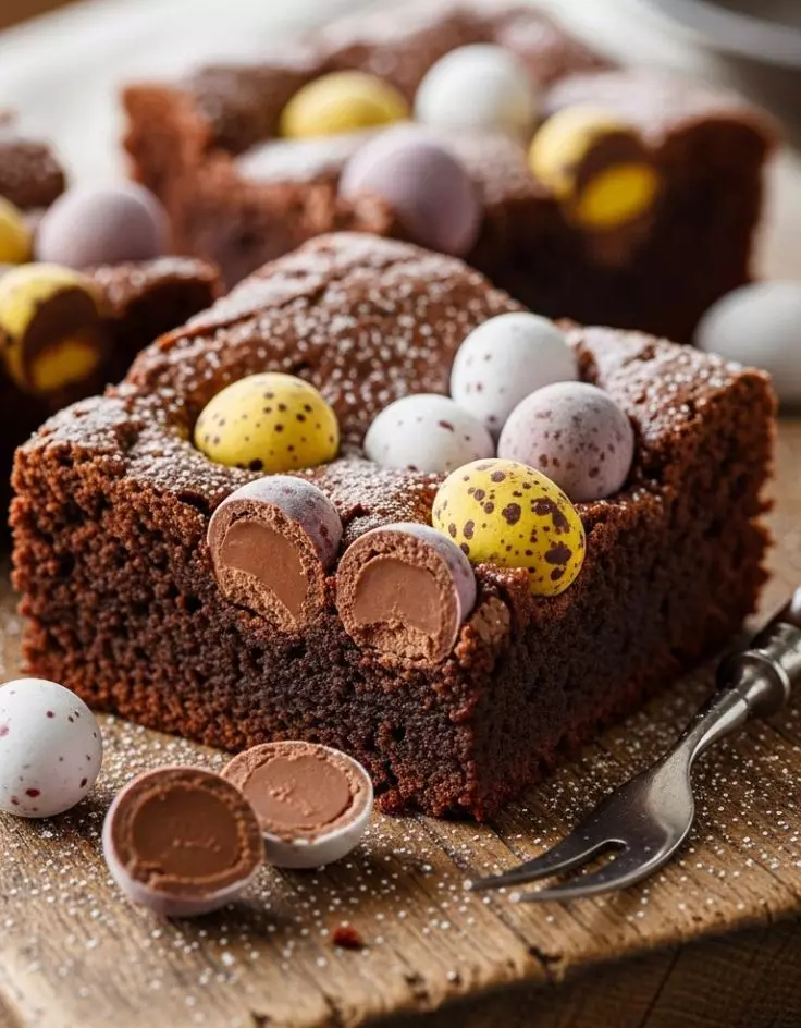 Chocolate Mini Egg Brownies: Rich and Fudgy