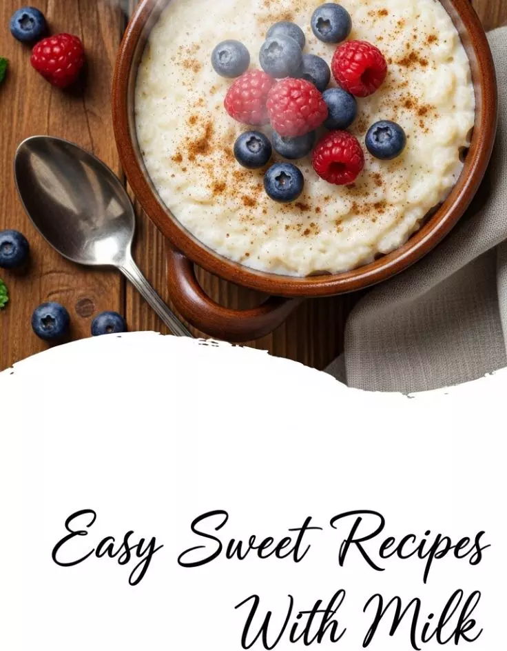 Easy Sweet Recipes With Milk