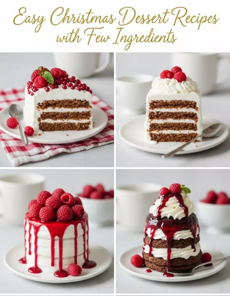 Easy Christmas Dessert Recipes with Few Ingredients