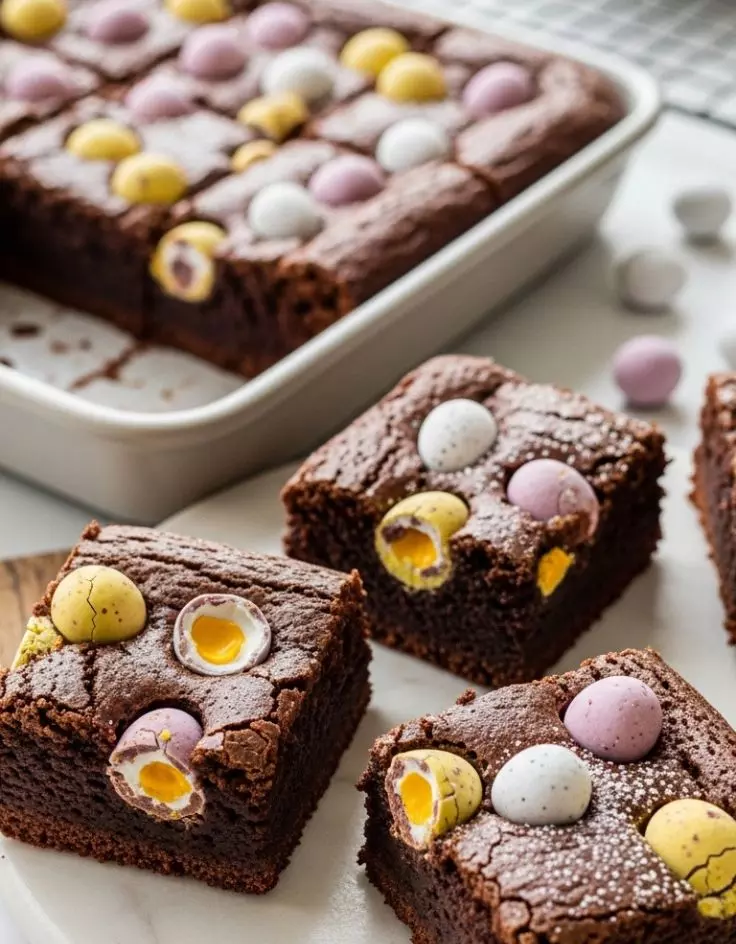 Mini Egg Brownies Recipe