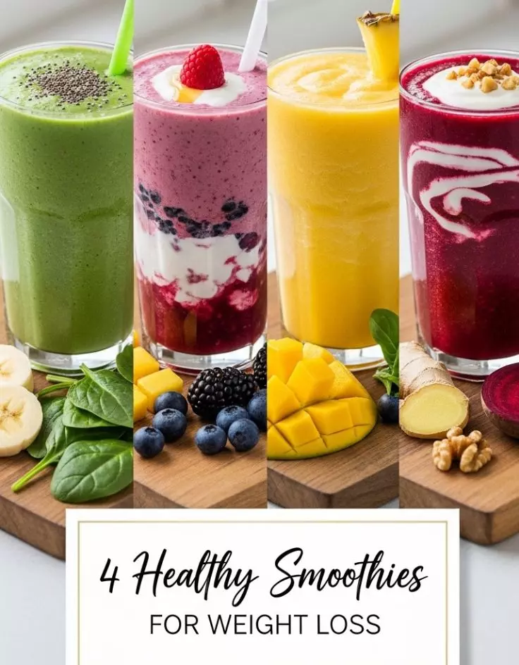 4 Healthy Smoothies for Weight Loss