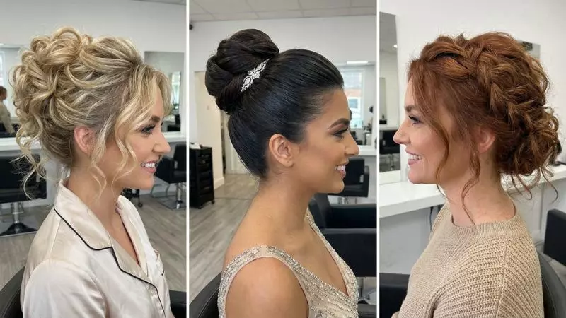 Blowout Updo Hairstyles