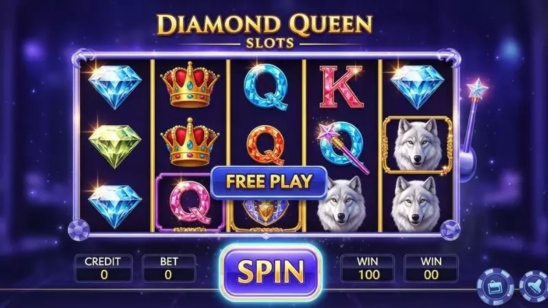 Play Diamond Queen Slots for Free Download
